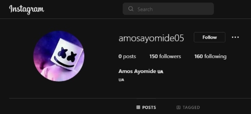 amosayomide05 instagram profile
